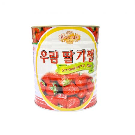 우림 딸기쨈 3kg 캔
