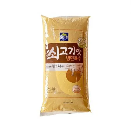 면사랑 쇠고기맛 냉면육수 5kg 실온