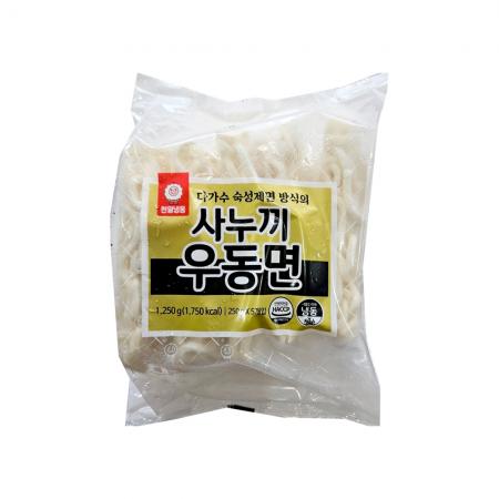 천일 사누끼 우동면 1.25kg 250gX5입 냉동