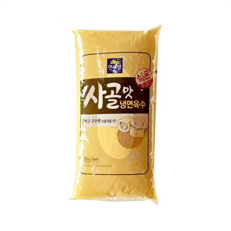 면사랑 사골맛 냉면육수 5kg 실온
