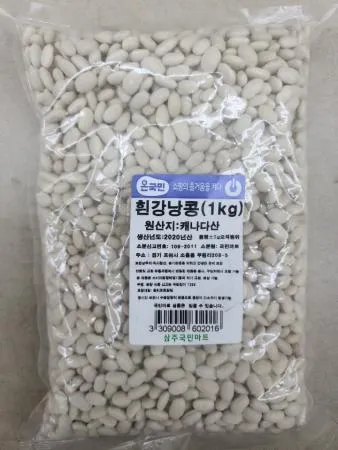 온국민 흰 강낭콩 캐나다산 1kg