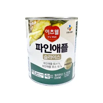 이츠웰 파인애플 슬라이스 836g