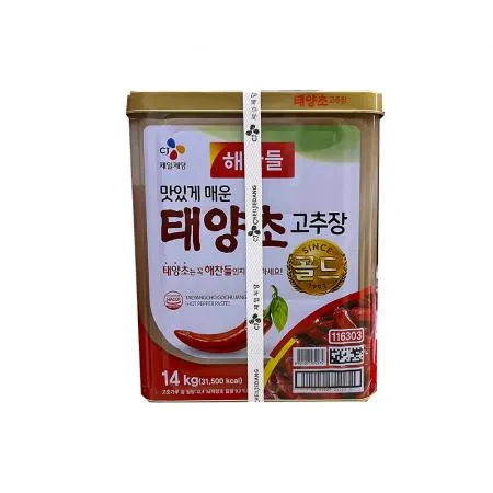 해찬들 태양초골드 고추장 14kg