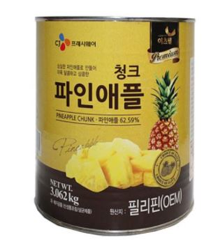 이츠웰 파인애플 청크 3.062kg