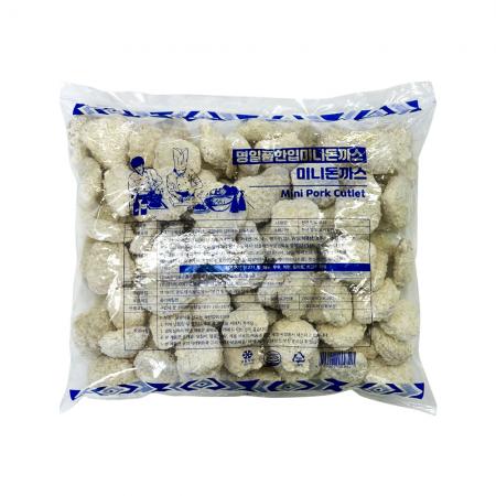 명일품 한입 미니돈까스 2kg 냉동