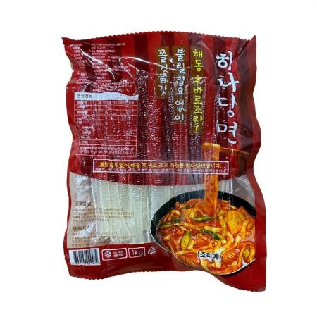 하나당면 중국 넓적 당면 1kg 냉동