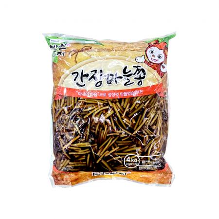 반찬단지 간장마늘쫑 4kg