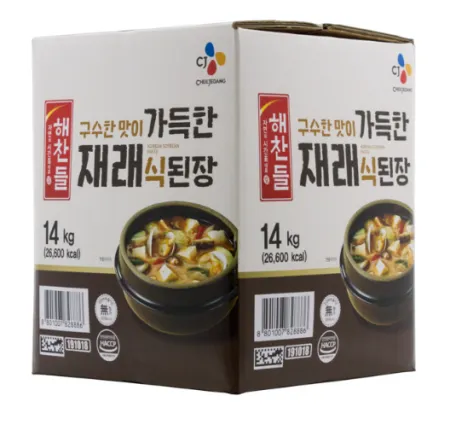 해찬들 가득한 재래식 된장 14kg 