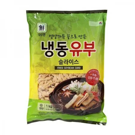 사조대림 유부 슬라이스 1Kg 냉동