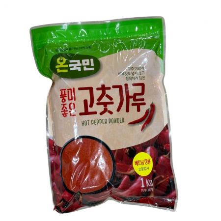 온국민 땡초 매운맛 고운 고춧가루 베트남산 1kg