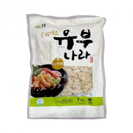 두솔 유부 슬라이스 1kg 냉동