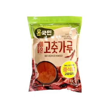 온국민(청정) 중식용/장용 고춧가루 고운입자 중국산 1kg