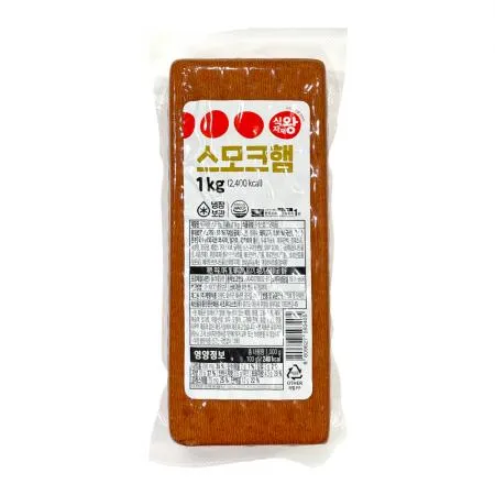 식자재왕 스모크햄 1kg 김밥햄 샌드위치햄