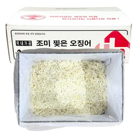 백진미채 조미 오징어채 10kg 벌크 국내가공