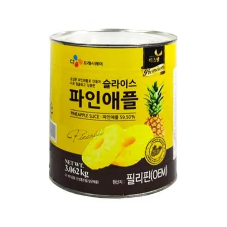 이츠웰 파인애플 슬라이스 3kg