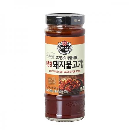 백설 돼지불고기양념 500g