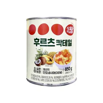 식자재왕 후르츠 칵테일 850g