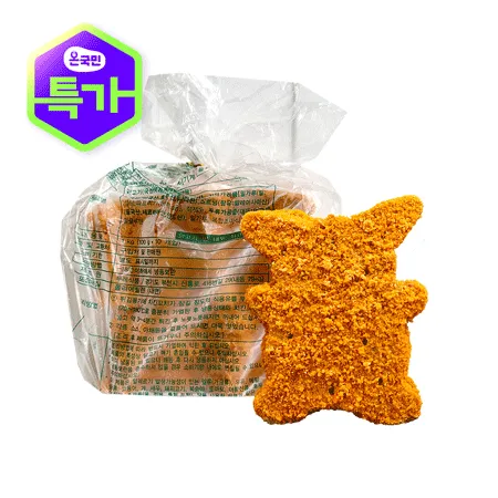 ❤️초특가❤️맘모스 피카츄 돈까스 치킨꼬치 1kg (10개입) 냉동 치킨까스 곰돌