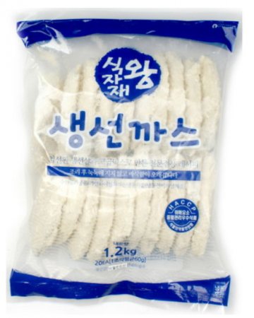 식자재왕 생선까스 1.2kg 냉동