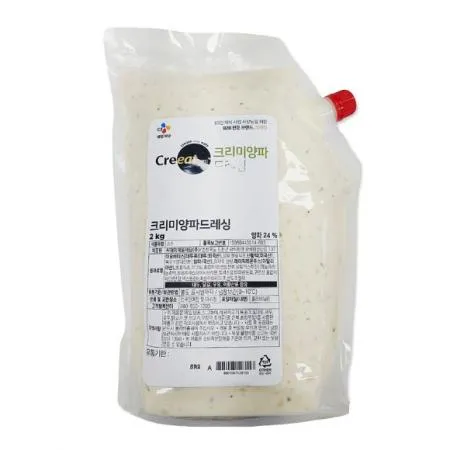 크레잇 크리미 양파드레싱 2kg 냉장