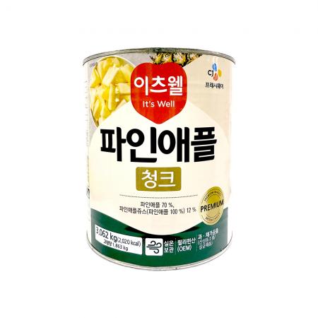 이츠웰 파인애플 청크 3.062kg