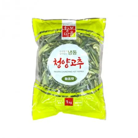 황보마을 청양고추 하프컷 1kg 냉동