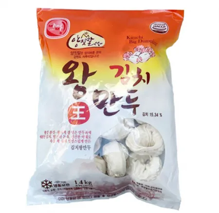 아하 김치 왕만두 1.4kg 냉동