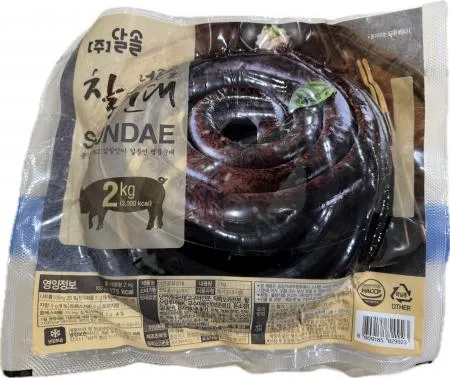 ❤️초특가❤️달솔 너른골 찰순대 2kg 냉장 순대