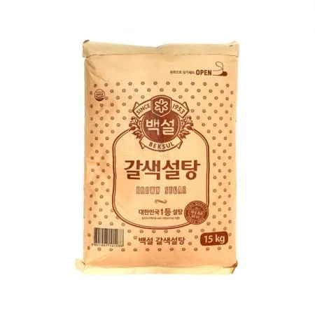 백설 갈색설탕 15kg