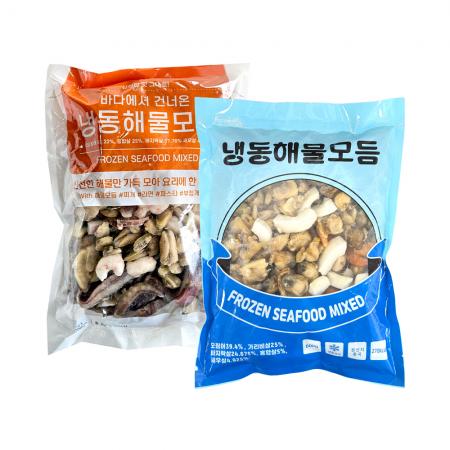 [교차출고]아토 해물모듬 600g 냉동 (오징어/홍합살/바지락살/새우살)