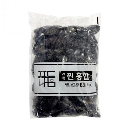 푸드내음 진동 찐홍합 1kg 냉동