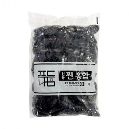 푸드내음 진동 찐홍합 1kg 냉동