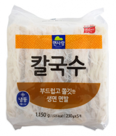 면사랑 칼국수 230gX5 냉동