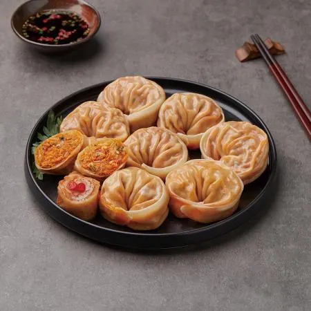 온국민 김치 왕만두 2.8kg 이미지