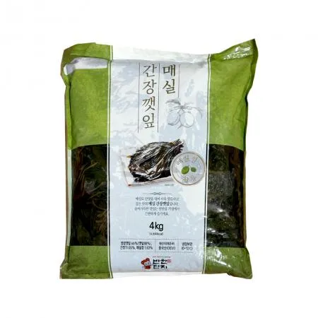 ❤️초특가❤️반찬단지 매실간장깻잎 4kg 냉장 반찬 