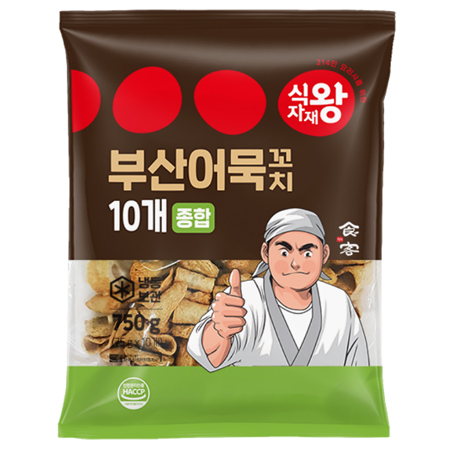 식자재왕 부산어묵 꼬치 종합 750g 냉동