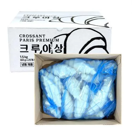 선인 크로아상 생지 유로 크로와상 60gX25입 냉동