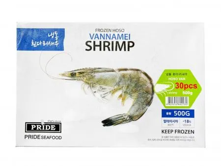통새우 바나메이 30미 500g 냉동