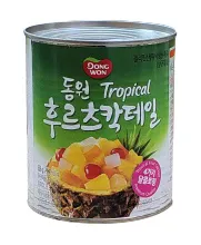 동원 트로피칼 후르츠칵테일 박스 836gX12캔 1박스
