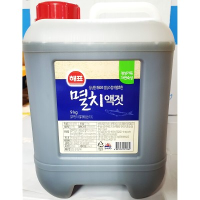 해표 멸치 액젓 9kg