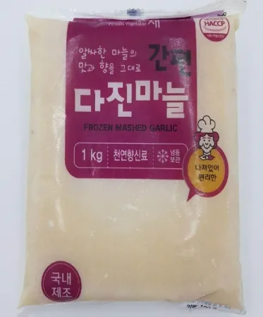 농우 냉동다진마늘 FO용 중국산 1Kg 냉동