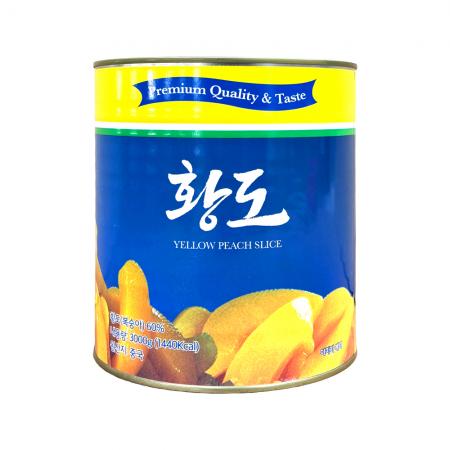 삼도 황도 슬라이스 3kg 복숭아 통조림
