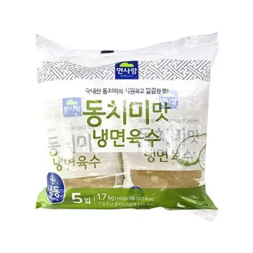 면사랑 냉면육수 동치미맛 340gX5입 1.7Kg 냉동