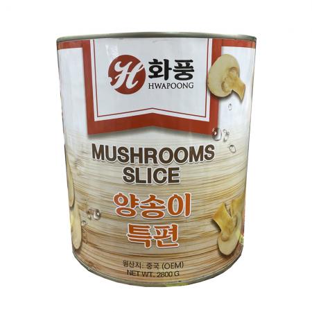 화풍 양송이 특편 2.8kg 캔