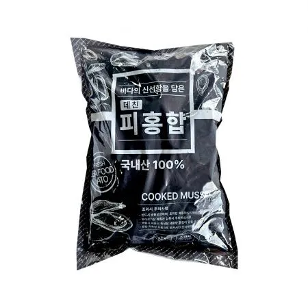 우성수산 데친 피홍합 1kg 냉동 자숙 홍합살