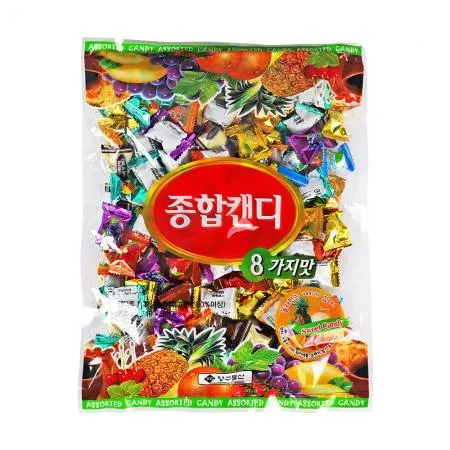 양구식품 종합사탕 개별포장 700g 과일맛사탕