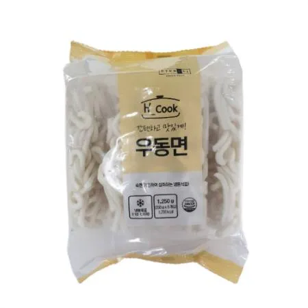 ❤️초특가❤️h-cook 우동면 1.25kg(250gX5) 냉동