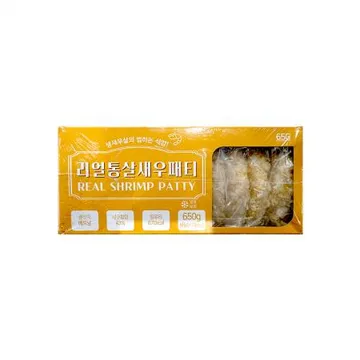 리얼 통살 새우패티 650g 냉동