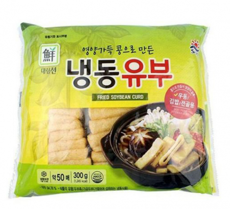 신미 유부 6X6cm 300g 냉동