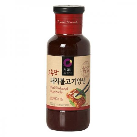 청정원 돼지불고기양념 500g